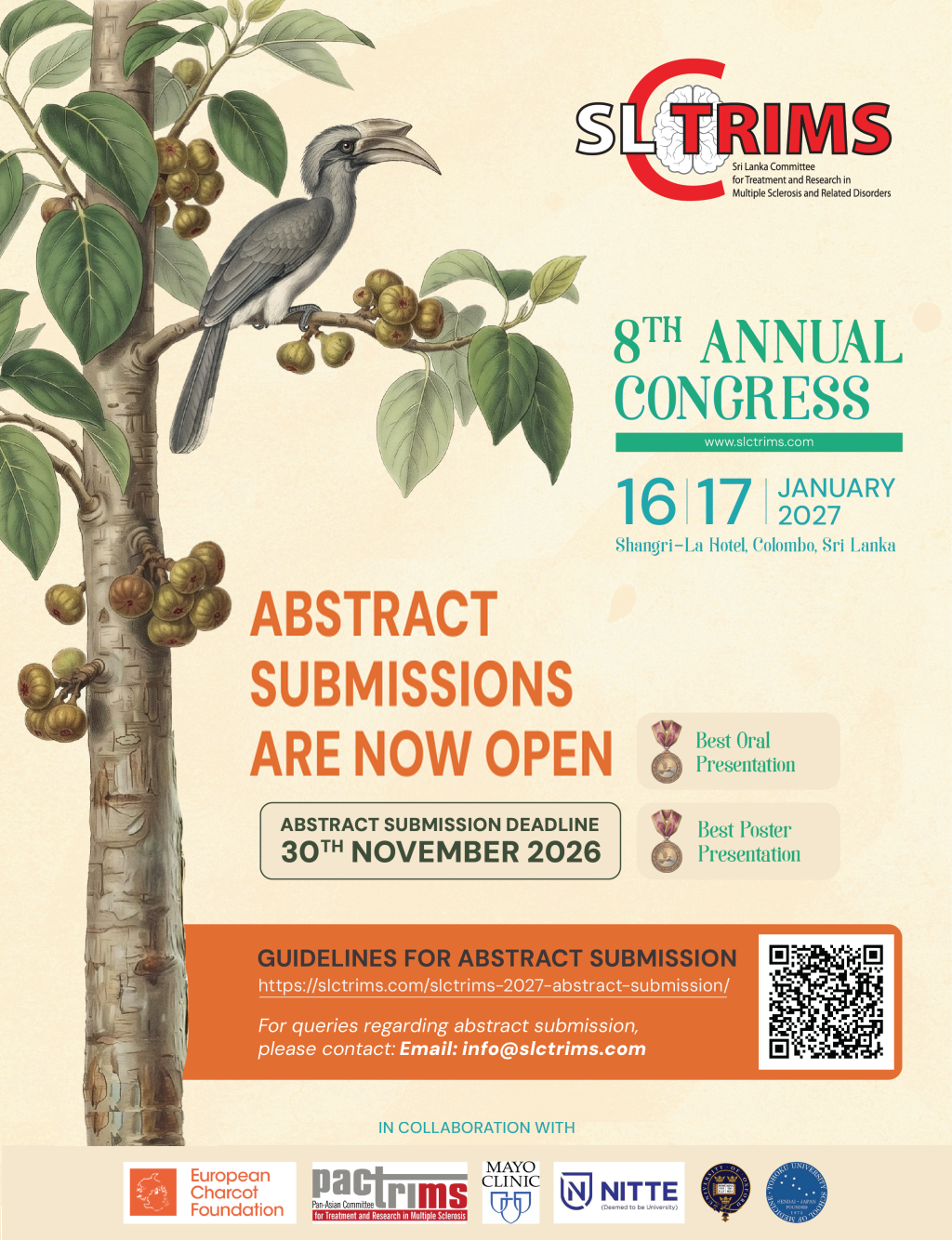 SLCTRIMS MAIN POSTER 2024 SLCTRIMS 2024 COLOMBO